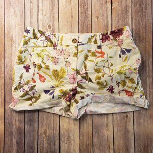 Land's End mid-rise straight leg shorts size 8